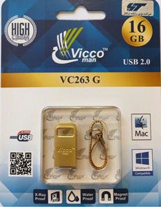 فلش مموری فلزی ویکومن 16 گیگابایت مدل Vicco man VC263 G