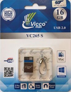 فلش مموری ویکومن ۱۶ گیگابایت مدل Vicco man VC265 S