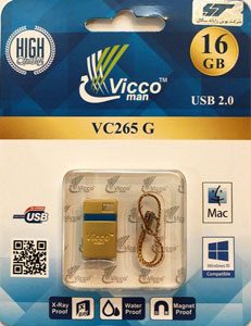 فلش مموری ویکومن ۱۶ گیگابایت مدل Vicco man VC265 G